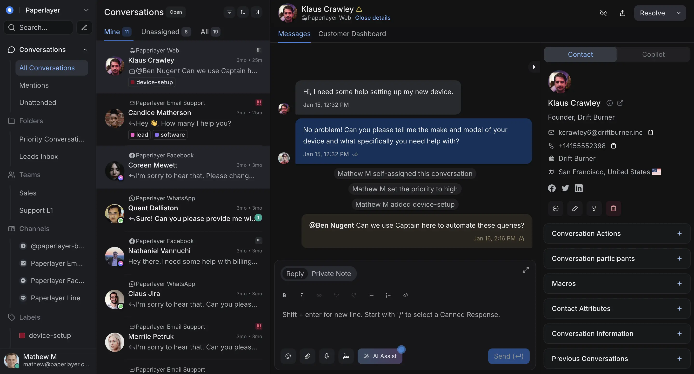 Chatwoot - La mejor plataforma de atención open-source